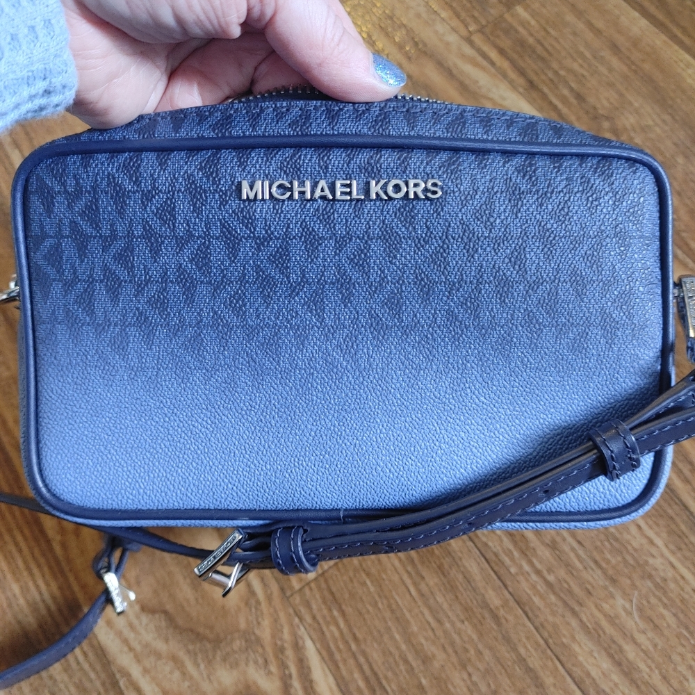 Michael Kors Navy Ombre Crossbody